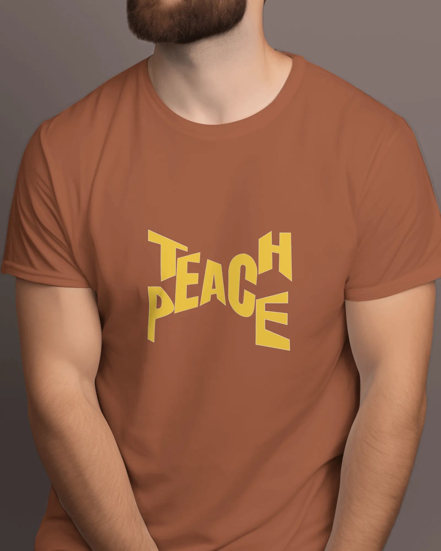 "Teach Peace" | Men’s Motivational T-shirt