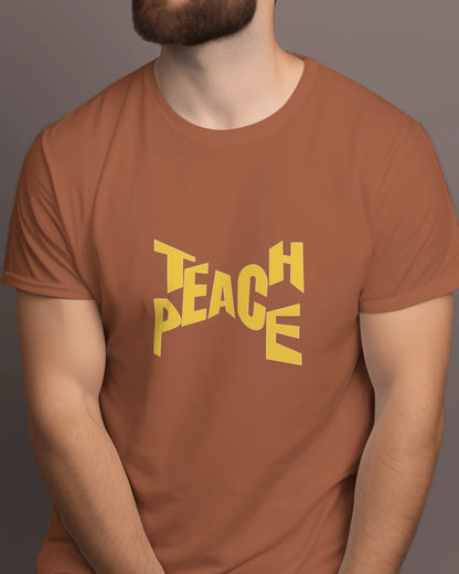 "Teach Peace" | Men’s Motivational T-shirt