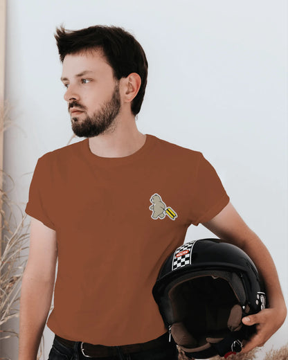 "Wander Bear – Playful Travel Bear T-Shirt for Those Who Love Adventures" | Men’s T-shirt for Animal Lovers