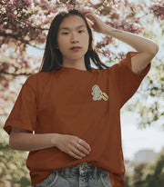 Wander Bear – Playful Travel Bear T-Shirt for Women