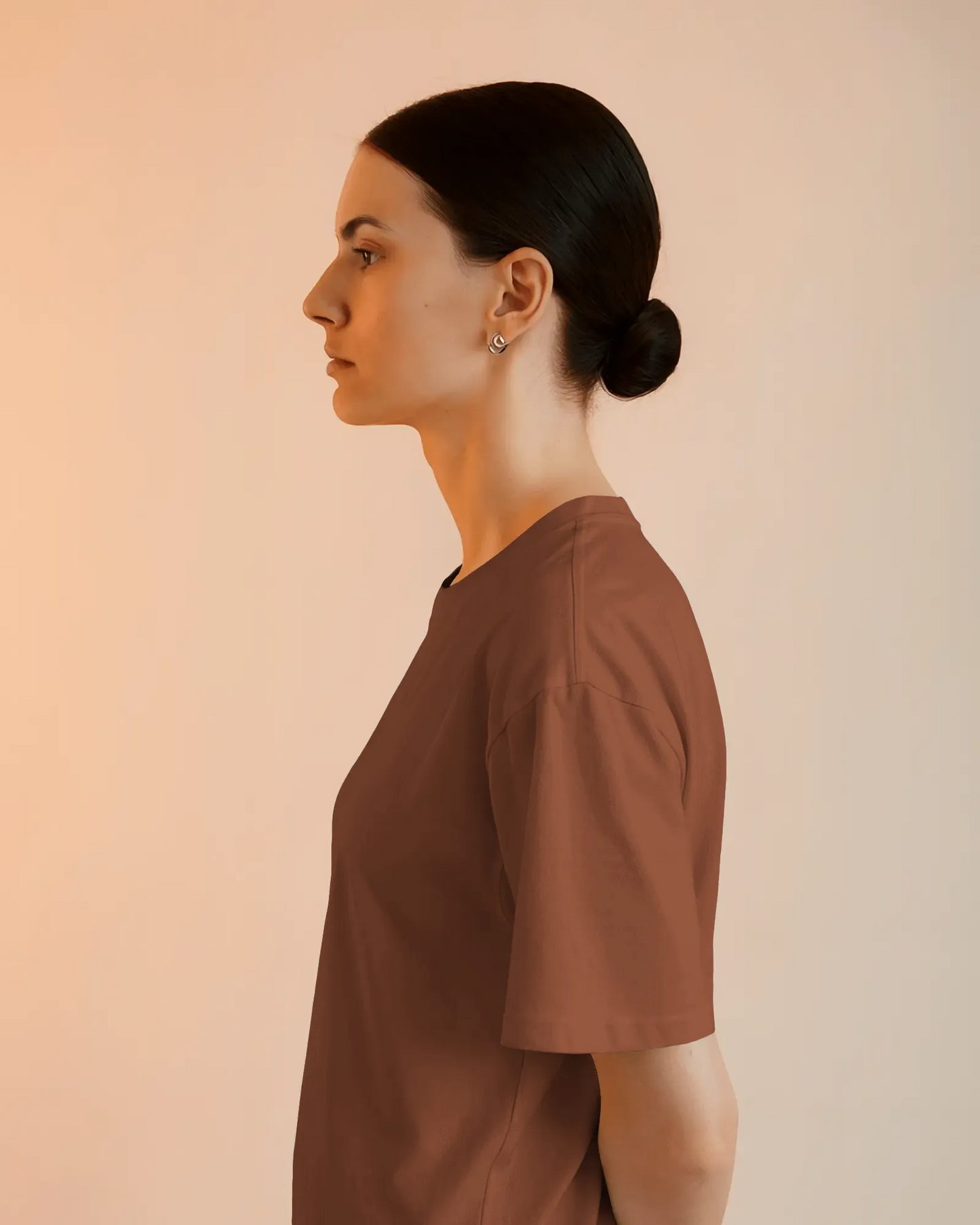 "L" - Women’s Oversize Fit Solid T-shirt