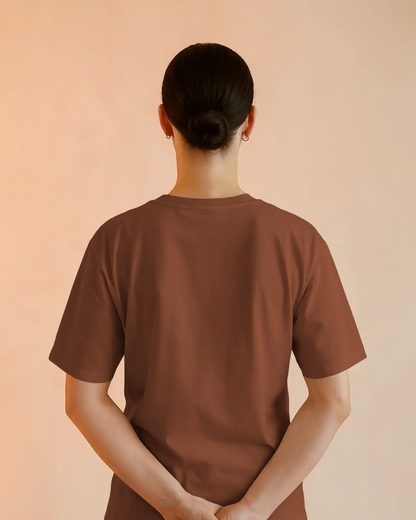 "L" - Women’s Oversize Fit Solid T-shirt