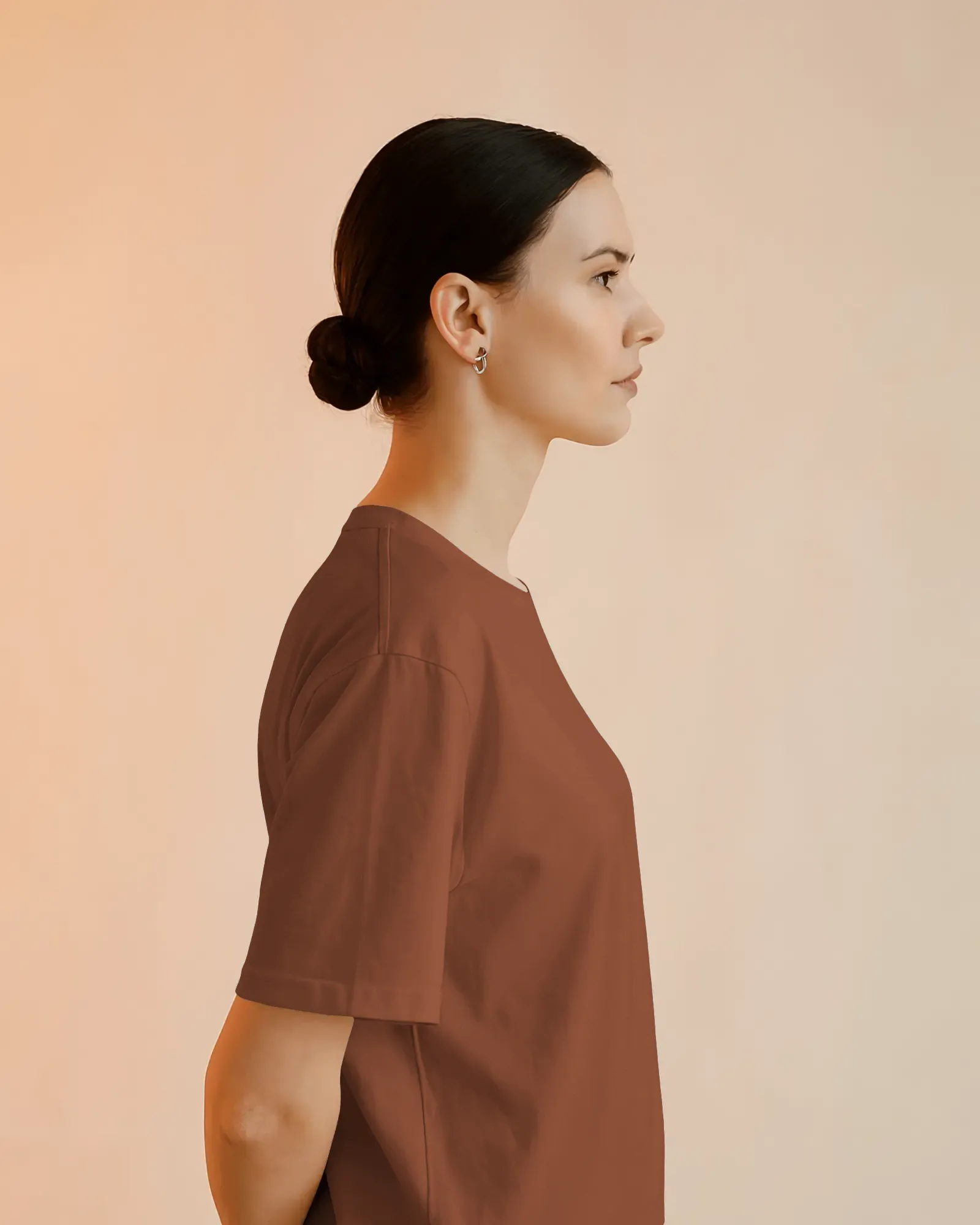 "S" - Women’s Oversize Fit Solid T-shirt