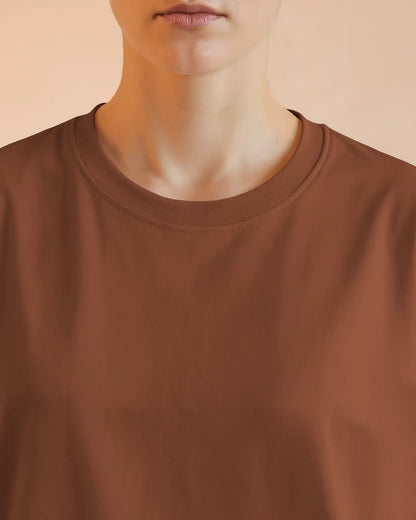 "L" - Women’s Oversize Fit Solid T-shirt