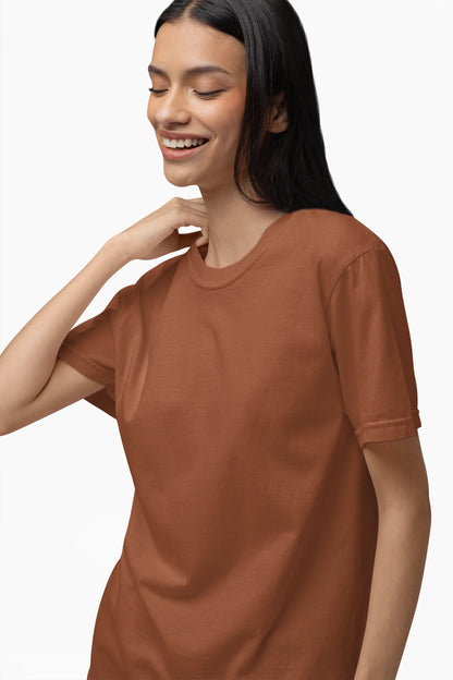 "L" - Women’s Relaxed Fit Solid T-shirt