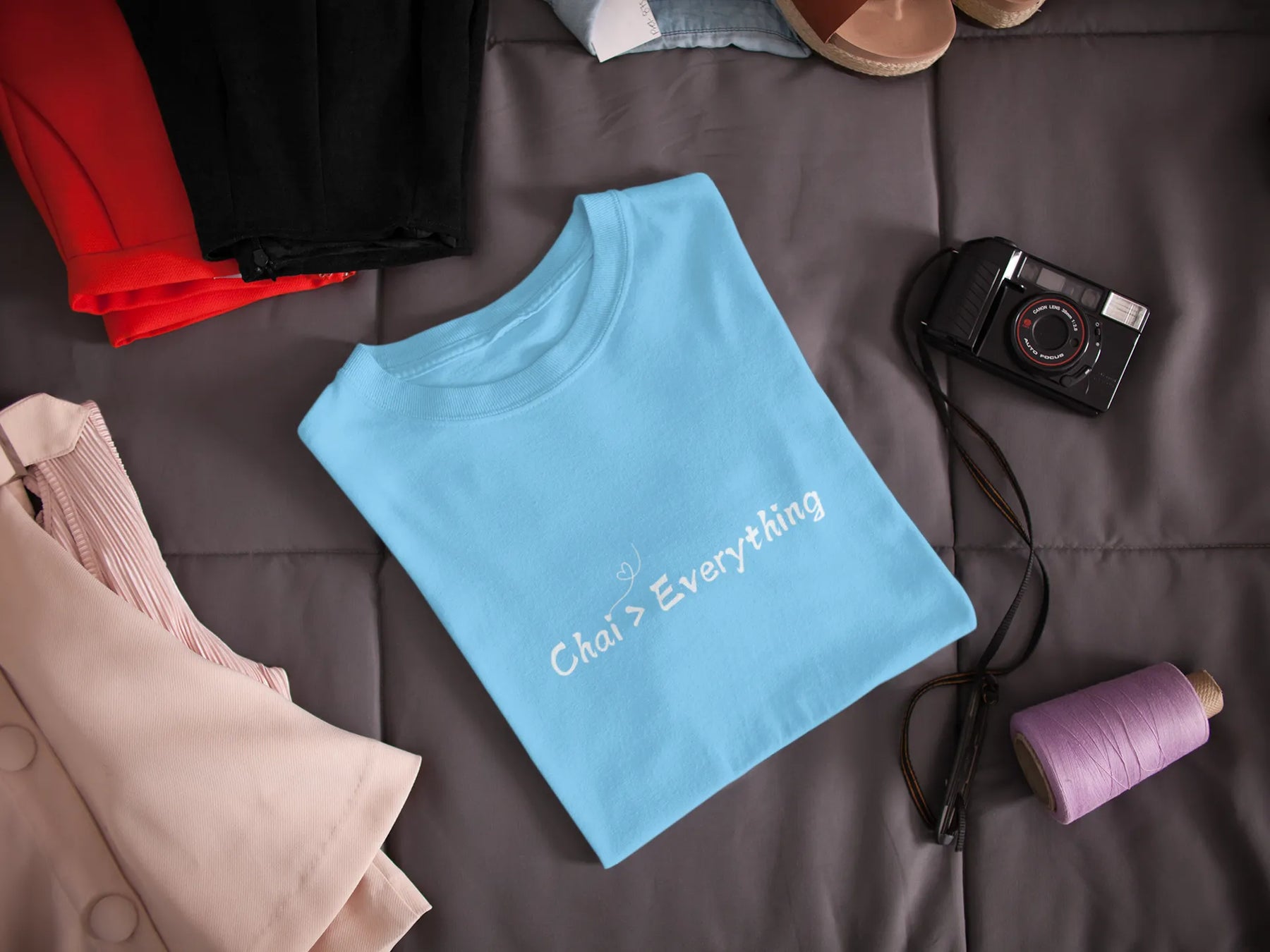 "Chai > Everything" | Women’s T-shirt for Tea Lovers