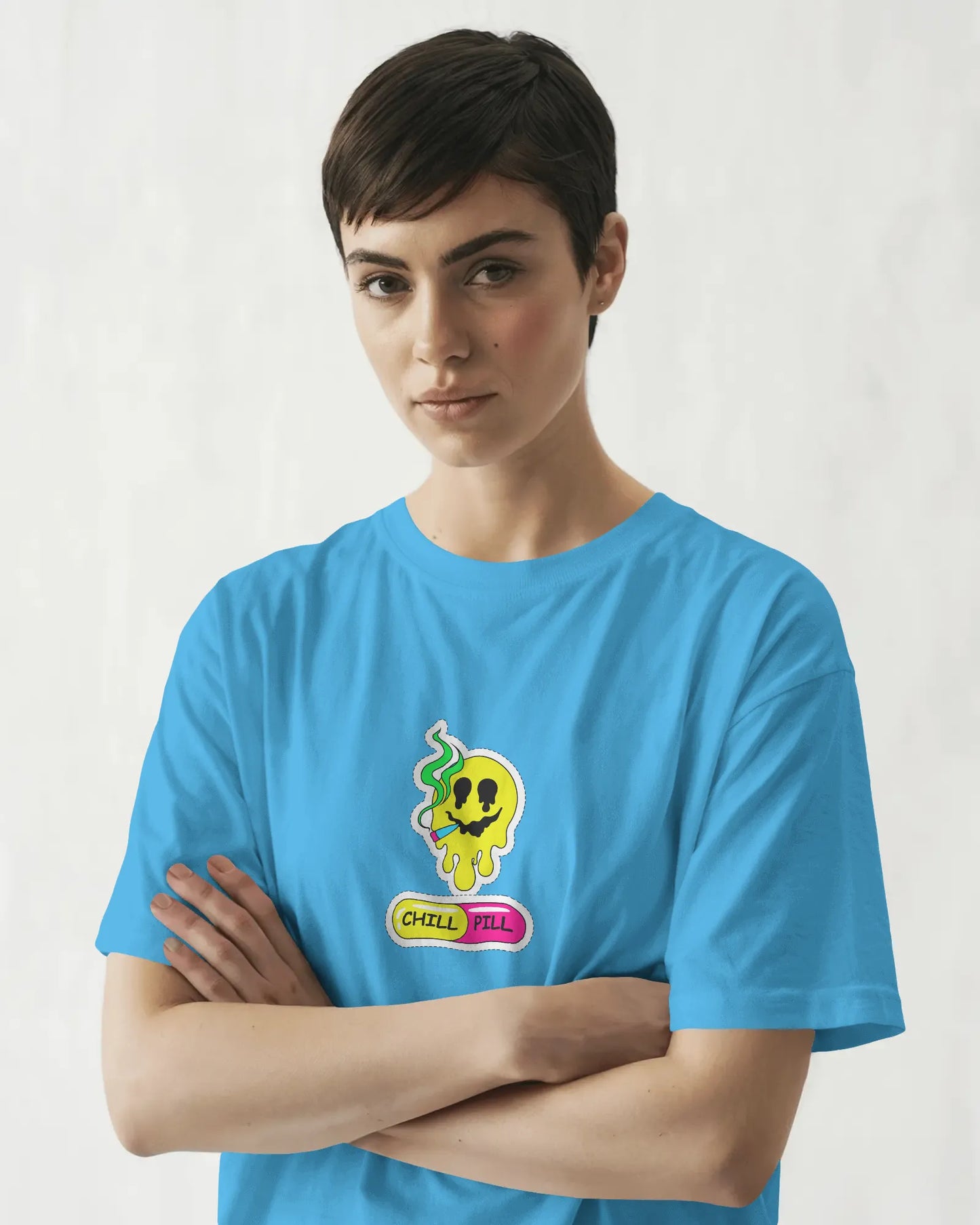 "Chill Pill Cartoon T-Shirt – Trippy Streetwear for Cartoon Lovers" | Women’s T-shirt for Cartoon Lovers