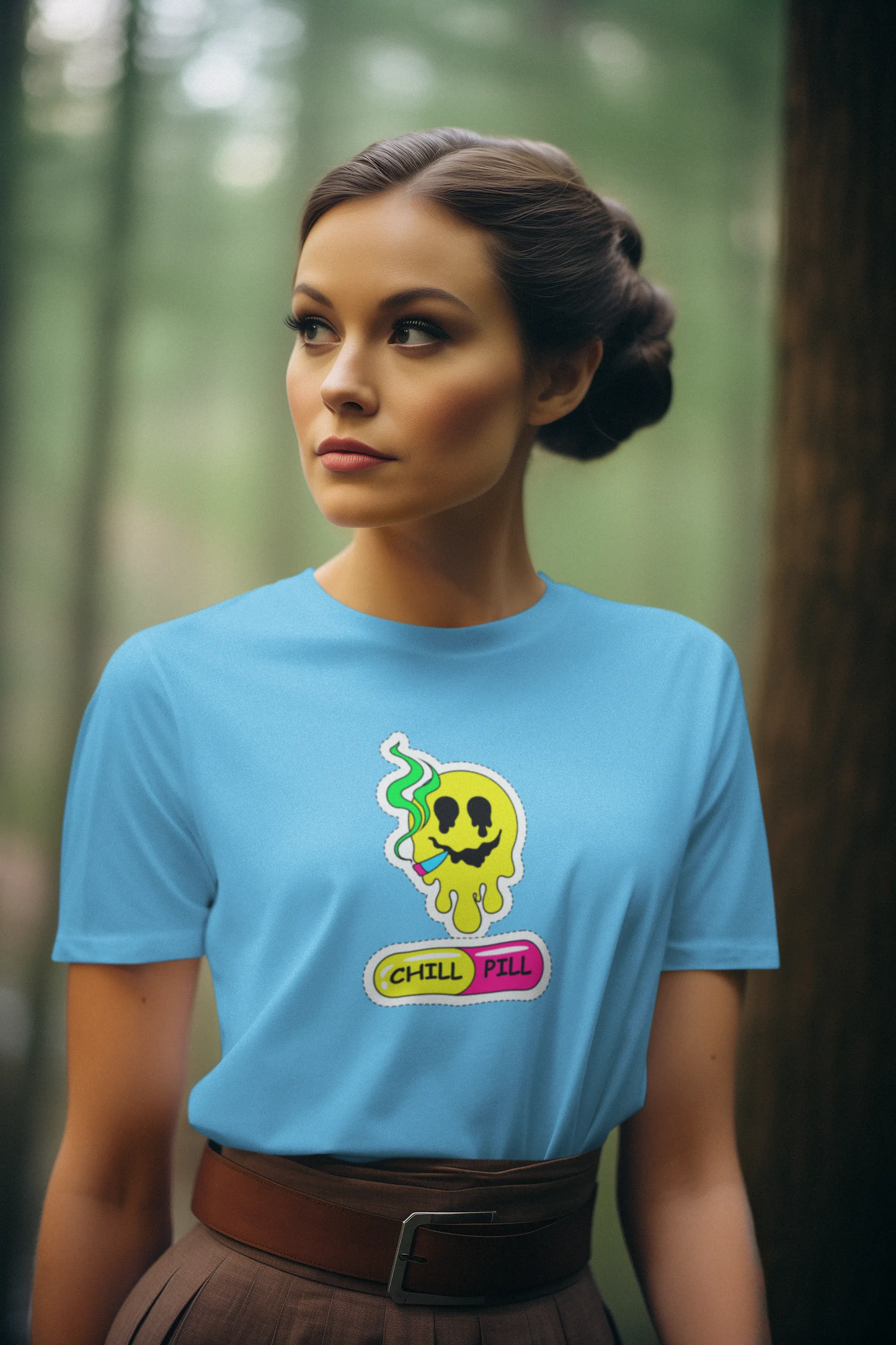 "Chill Pill Cartoon T-Shirt – Trippy Streetwear for Cartoon Lovers" | Women’s T-shirt for Cartoon Lovers