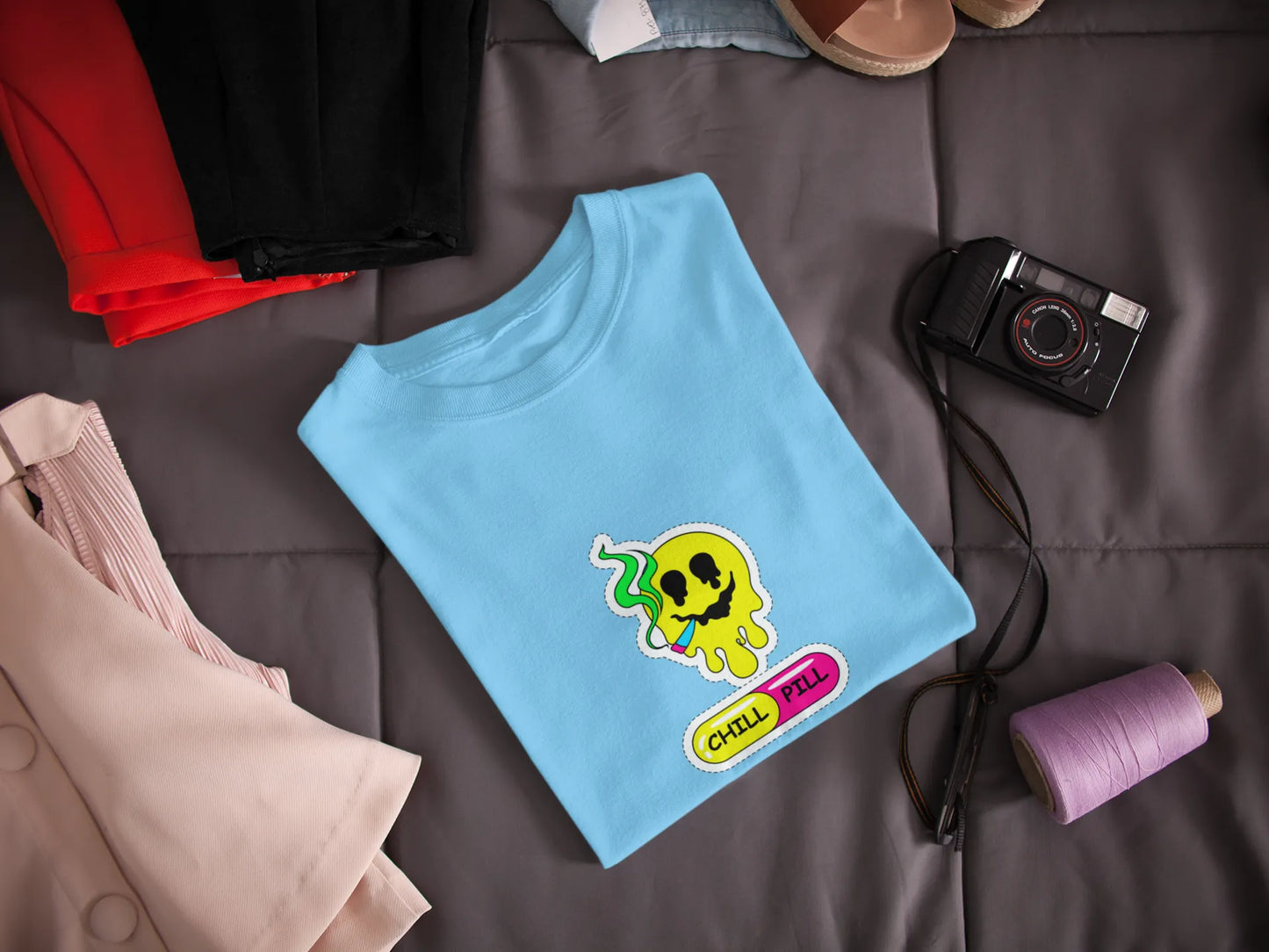 "Chill Pill Cartoon T-Shirt – Trippy Streetwear for Cartoon Lovers" | Women’s T-shirt for Cartoon Lovers