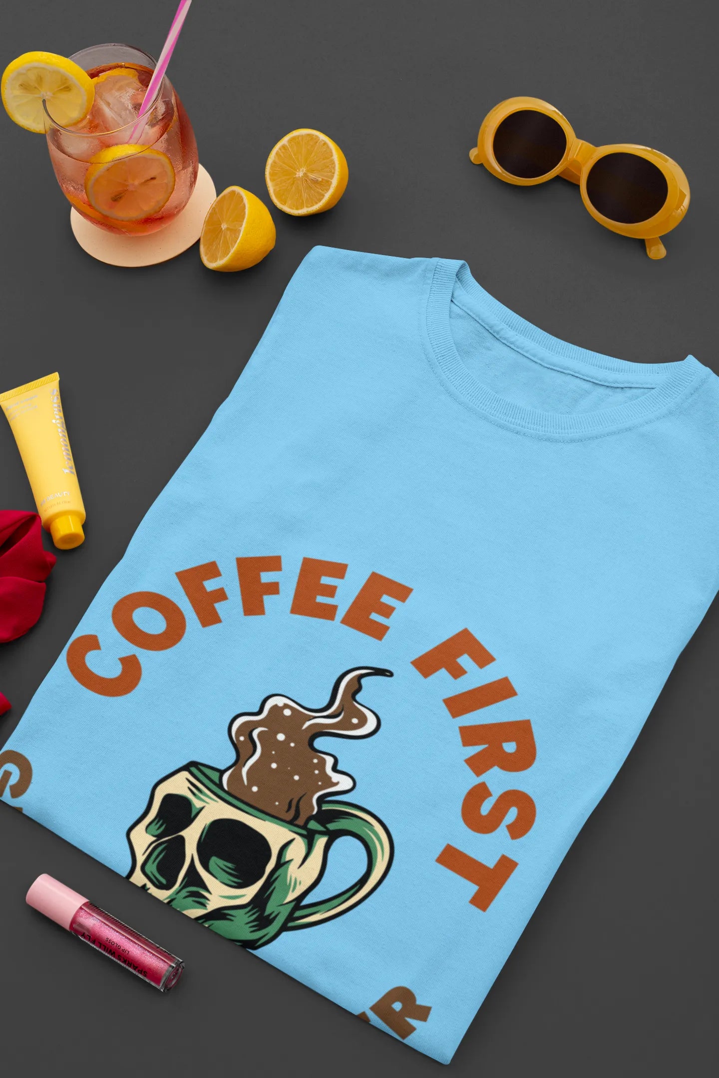 "Coffee First - Greatness Later" | Men’s Coffee Lovers T-shirt