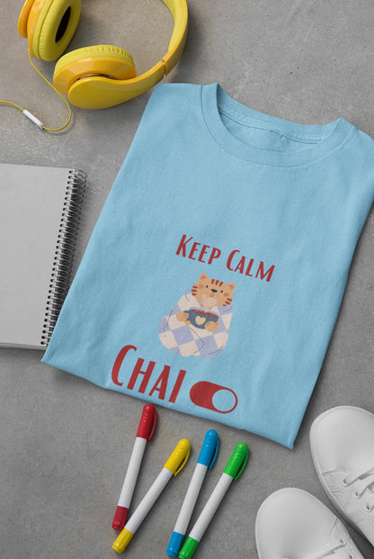 "Keep Calm - Chai" | Men’s T-shirt for Tea Lovers