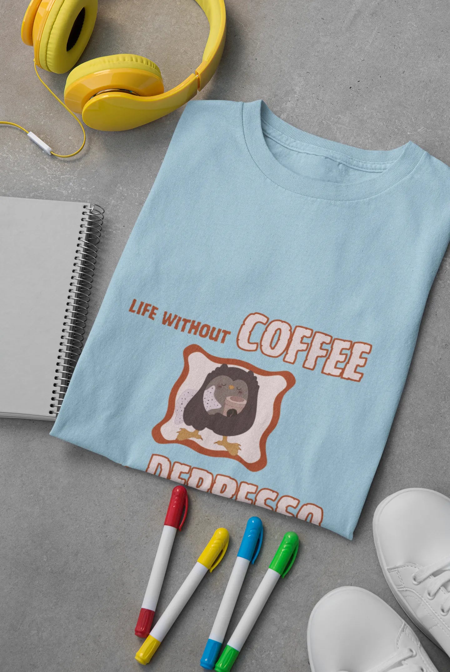 "Life Without Coffee Is Depresso" | Men’s Coffee Lovers T-shirt