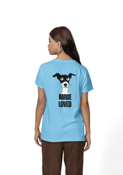 Made to Be Loved – Loyal Rescue Dog T-Shirt for Women