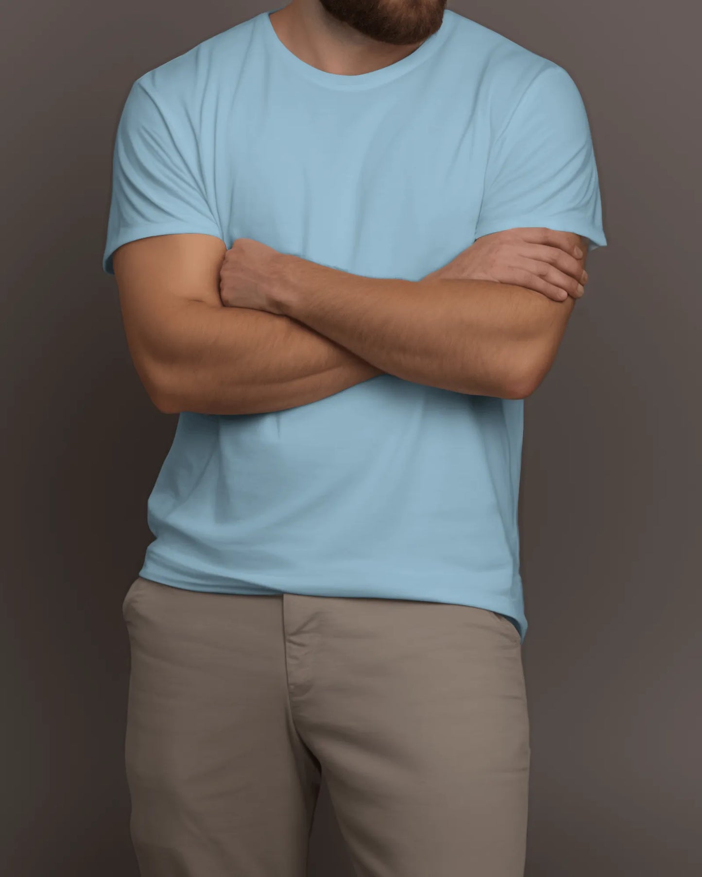 "M" - Men’s Regular Fit Solid T-shirt