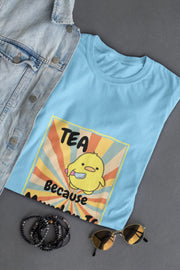"Tea - Because Murder is Illegal" | Men’s T-shirt for Tea Lovers