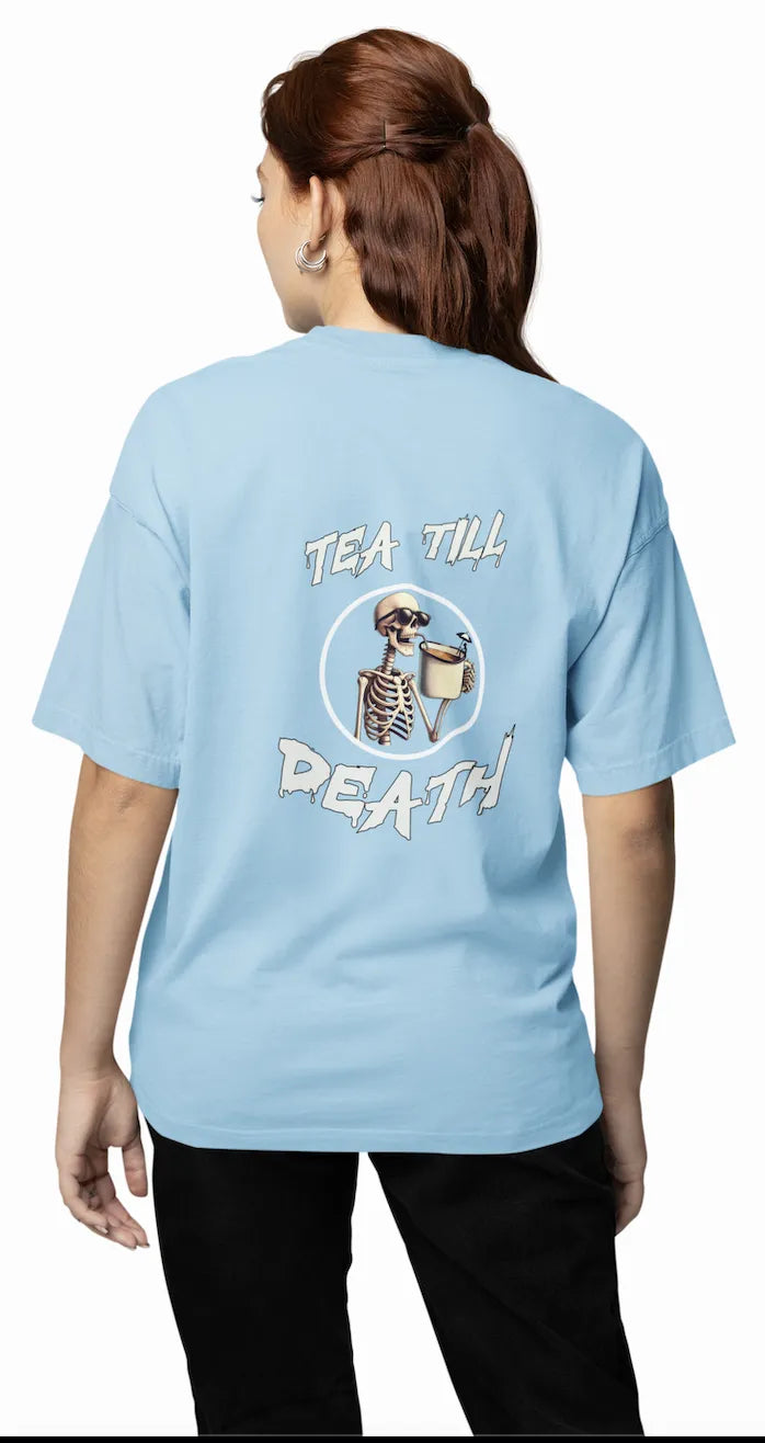 "Tea Till Death" | Women’s T-shirt for Tea Lovers