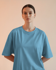 "S" - Women’s Oversize Fit Solid T-shirt