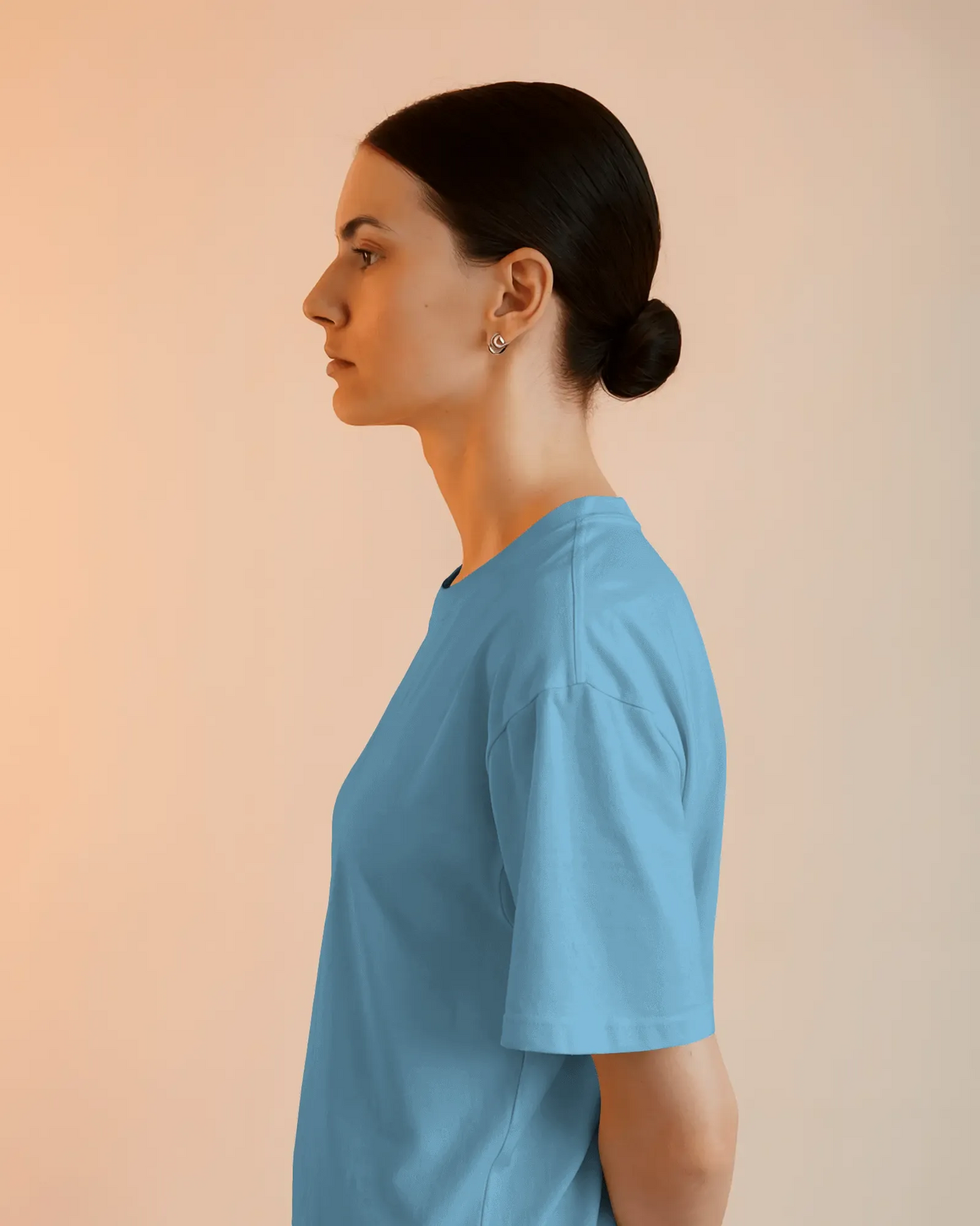 "L" - Women’s Oversize Fit Solid T-shirt