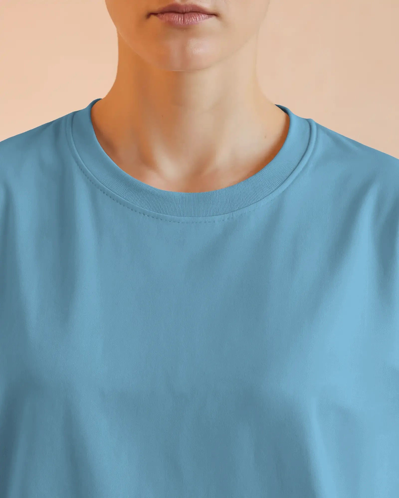 "L" - Women’s Oversize Fit Solid T-shirt