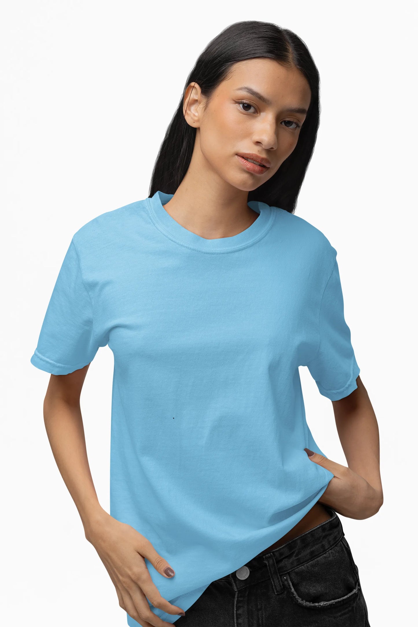 "L" - Women’s Relaxed Fit Solid T-shirt