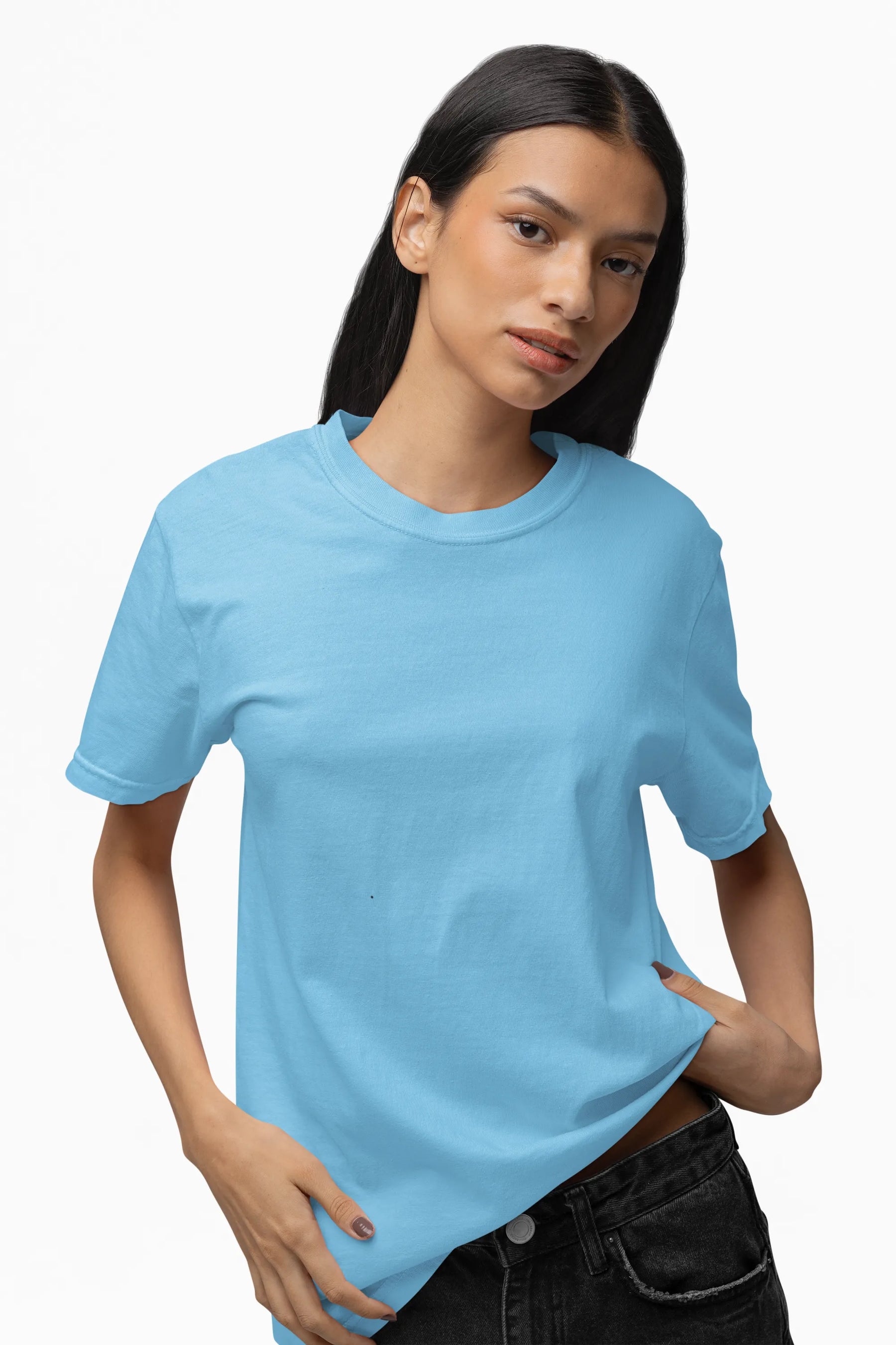 "L" - Women’s Relaxed Fit Solid T-shirt