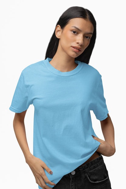"L" - Women’s Relaxed Fit Solid T-shirt
