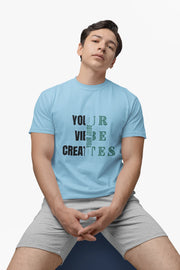 "Your Vibe Creates Your Tribe" | Men’s Motivational T-shirt