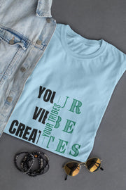 "Your Vibe Creates Your Tribe" | Men’s Motivational T-shirt