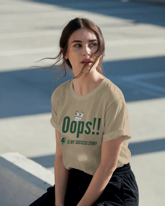 "Oops Is my Success Story" | Women’s Motivational T-shirt