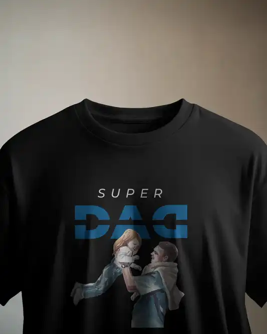 "Super Dad" Black T-Shirt – Thoughtful Father’s Day Gift