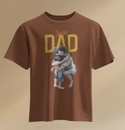 “Super Dad Hug” Rust T-Shirt – Tee for Father’s Day & Special Occasions