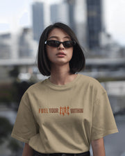 "Fuel Your Fire Within" | Women’s Motivational T-shirt
